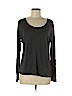Eileen Fisher Gray Long Sleeve Silk Top Size L - photo 1