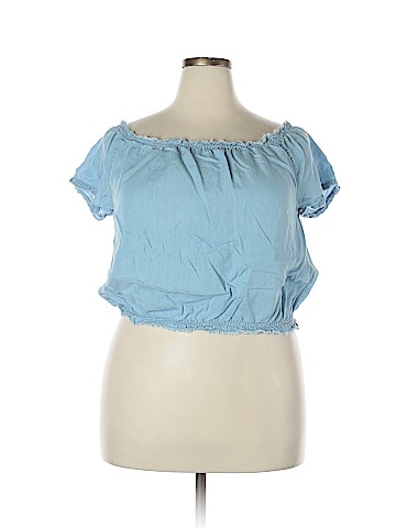 American Rag Cie Short Sleeve Blouse (view 1)