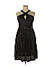 City Chic 100% Polyester Black Cocktail Dress Size 14 Plus (XS) - photo 1
