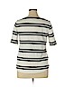 Ann Taylor LOFT 100% Cotton Ivory Short Sleeve T-Shirt Size XL - photo 2