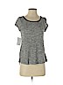Iz Byer Gray Short Sleeve Top Size S - photo 1