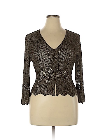 Carmen Marc Valvo Collection Cardigan (view 1)