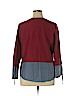 Alexander Jordan Burgundy Long Sleeve Top Size 1X - photo 2