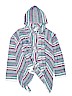 Roxy Girl 100% Cotton Stripes Purple Cardigan Size XL (youth) - photo 1