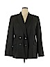 Linda Allard Ellen Tracy Green Wool Blazer Size 16 - photo 1
