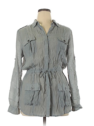 Unbranded Long Sleeve Button-Down Shirt (view 1)