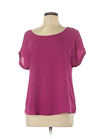 Pink Rose Short Sleeve Blouse (view 1)