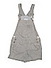 American Eagle Outfitters 100% Cotton Gray Overall Shorts Size 2 - photo 1
