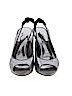 The Touch Of Nina Silver Heels Size 8 1/2 - photo 2