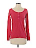 Aerie Pink Long Sleeve Henley Size S - photo 1