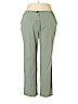 Denim & Co Green Casual Pants Size 1X - photo 1