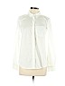 H&M White Long Sleeve Button-Down Shirt Size 6 - photo 1