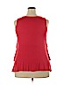 Lane Bryant Red Sleeveless Top Size 18 Plus (3) - photo 2