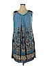 Blooming Rose Blue Casual Dress Size 2X - photo 1