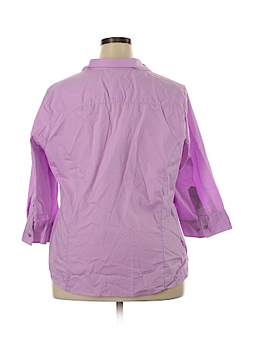 Basic Editions 3/4 Sleeve Blouse (view 2)