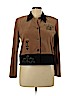 Positive Attitude 100% Polyester Brown Jacket Size 14 - photo 1