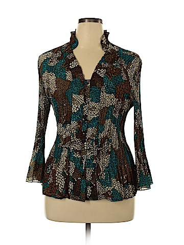 New Directions 3/4 Sleeve Blouse (view 1)