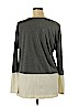Ann Taylor LOFT Gray Long Sleeve T-Shirt Size XL - photo 2