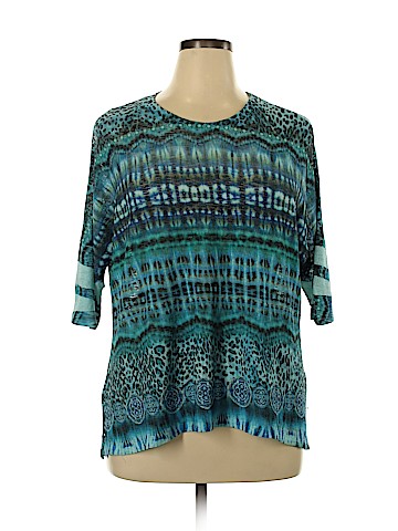 Jess & Jane 3/4 Sleeve Top (view 1)