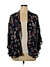 Xhilaration 100% Polyester Blue Kimono Size XL - photo 1