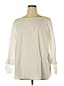 Talbots 100% Cotton White 3/4 Sleeve Top Size XL - photo 1