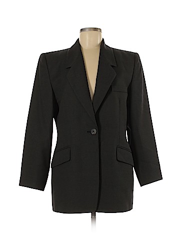 Linda Allard Ellen Tracy Wool Blazer (view 1)