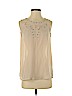 Forever 21 100% Polyester Tan Sleeveless Blouse Size S - photo 1