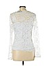 Derek Heart 100% Nylon White Long Sleeve Top Size L - photo 2