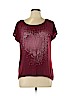 American Eagle Outfitters 100% Cotton Burgundy Short Sleeve T-Shirt Size L - photo 1
