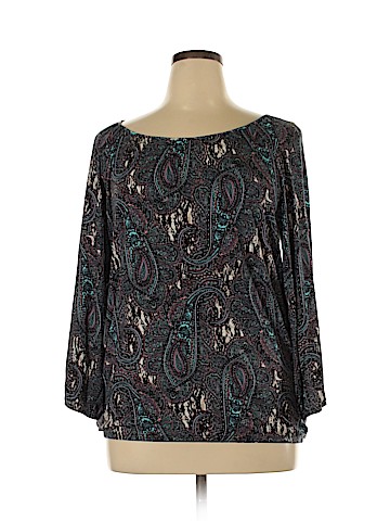 Dana Buchman Long Sleeve Top (view 1)