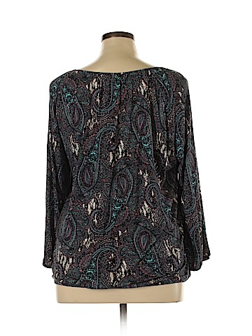Dana Buchman Long Sleeve Top (view 2)