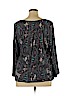 Dana Buchman Black Long Sleeve Top Size XL - photo 2