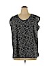 Pure Energy 100% Polyester Black Sleeveless Blouse Size 1X - photo 1