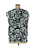 Pure Energy 100% Polyester Blue Short Sleeve Blouse Size 1X - photo 2