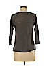 Zara Gray 3/4 Sleeve Top Size S - photo 2