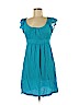 Topshop 100% Viscose Blue Casual Dress Size 8 - photo 1