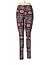 Pink Rose Black Leggings Size M - photo 2