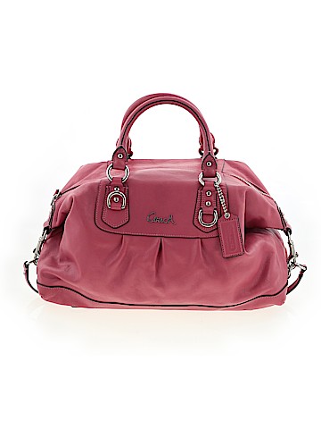 Coach Factory Leather Satchel (view 1)