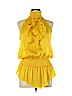 Whats Hot Yellow Sleeveless Blouse Size XL - photo 1