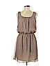 Speechless 100% Polyester Tan Casual Dress Size M - photo 1