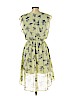 A. Byer 100% Polyester Yellow Casual Dress Size L - photo 2