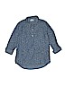 Old Navy 100% Cotton Blue Long Sleeve Blouse Size 14 - photo 1
