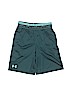 Under Armour 100% Polyester Solid Green Athletic Shorts Size M (youth) - photo 1