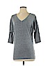 Decree 100% Cotton Gray 3/4 Sleeve T-Shirt Size S - photo 1