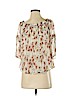 Lucky Brand 100% Rayon Ivory 3/4 Sleeve Blouse Size S - photo 1