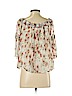 Lucky Brand 100% Rayon Ivory 3/4 Sleeve Blouse Size S - photo 2