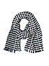 Ann Taylor LOFT 100% Acrylic Print Blue Scarf One size - photo 1
