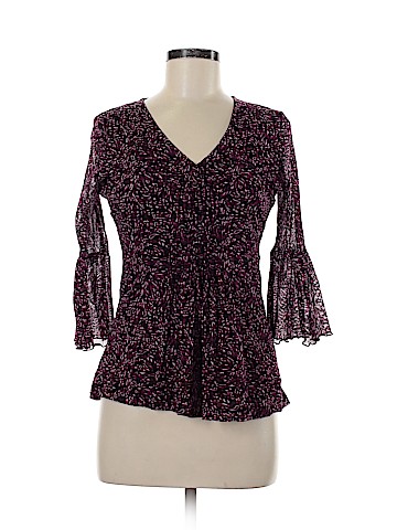 Worthington Plus 3/4 Sleeve Blouse (view 1)