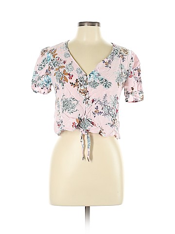 Live To Be Spoiled Short Sleeve Blouse (view 1)