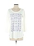 Lucky Brand White Long Sleeve Top Size S - photo 1